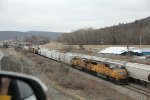 UP 4596, 8221 on NS 315 working the yard.